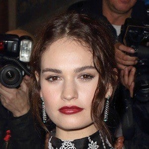 Lily James at age 26