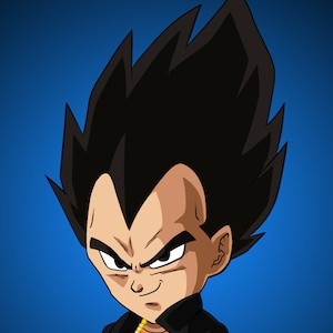 Prince Vegeta Headshot 3 of 3